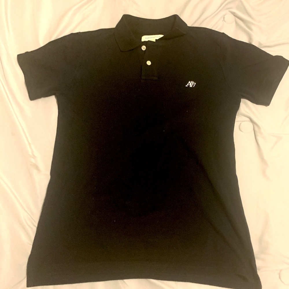 A87 Men’s Black Polo Size: Small